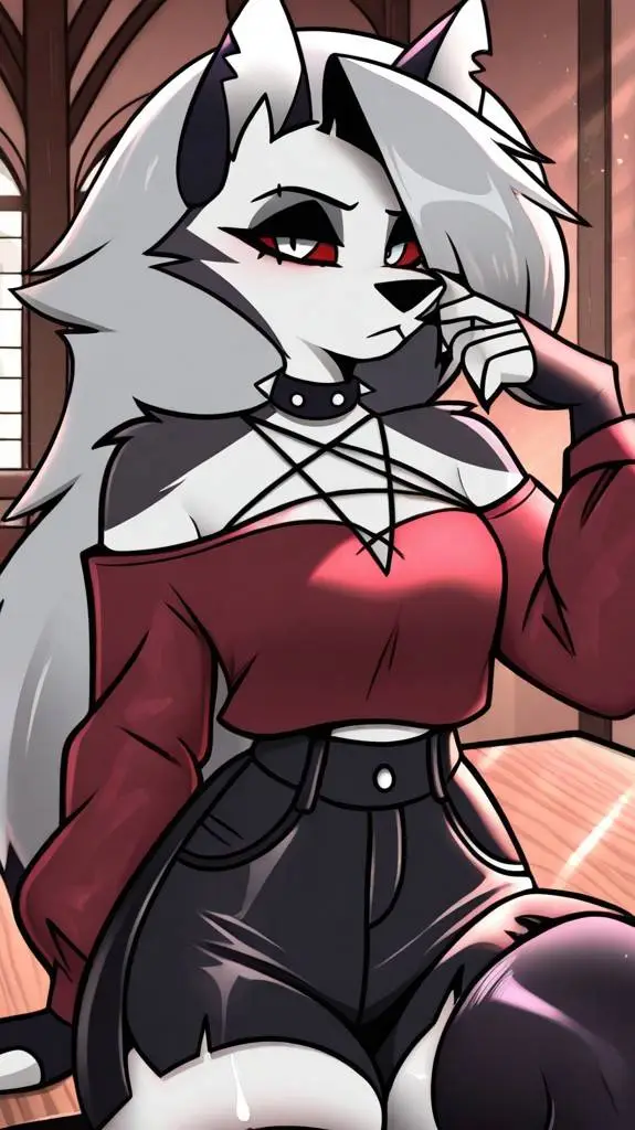 ai character: Loona 🐺 background