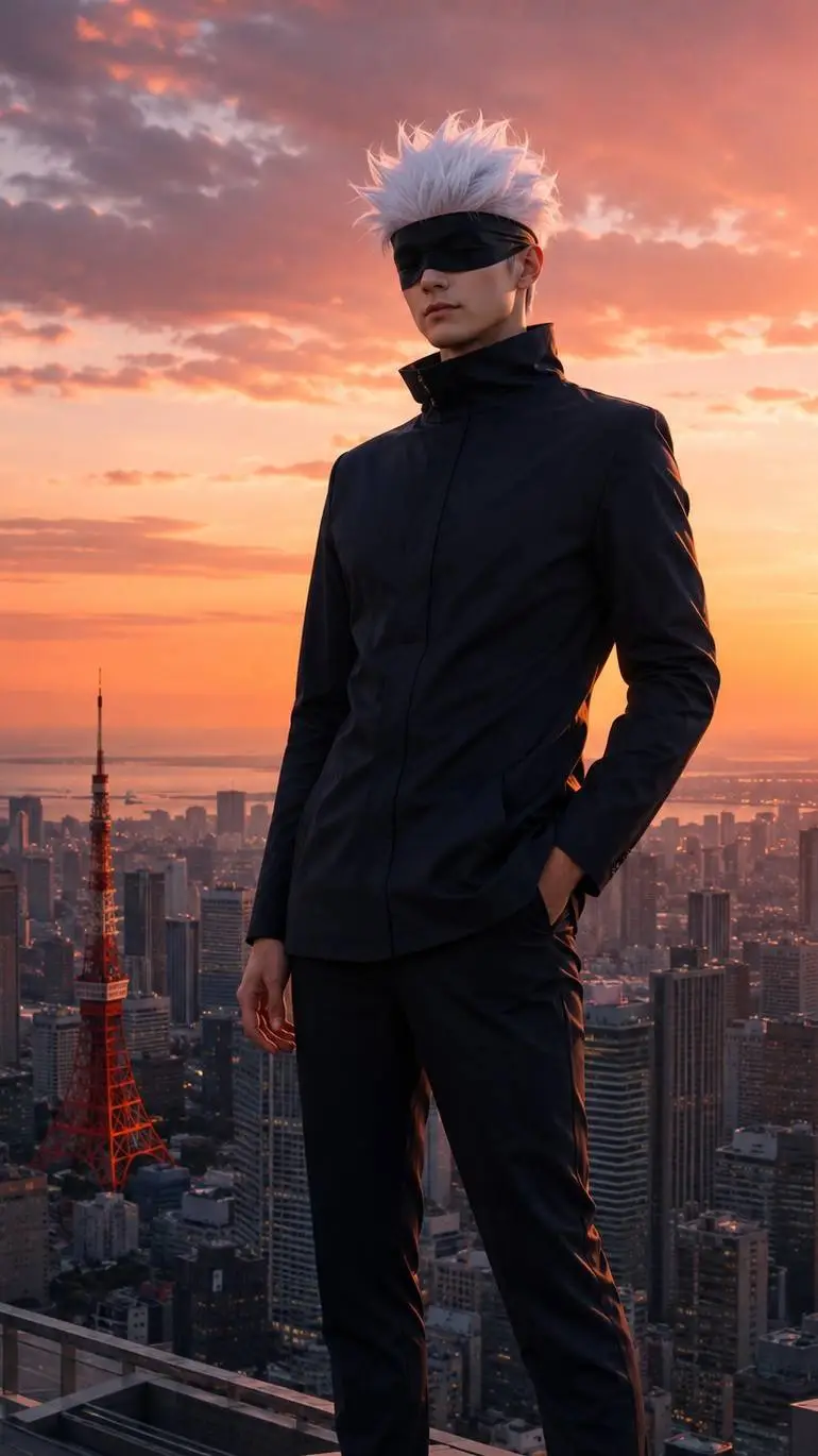 ai character: Satoru Gojo background