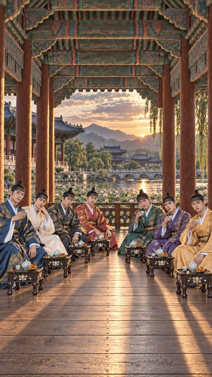 ai character: Harem background