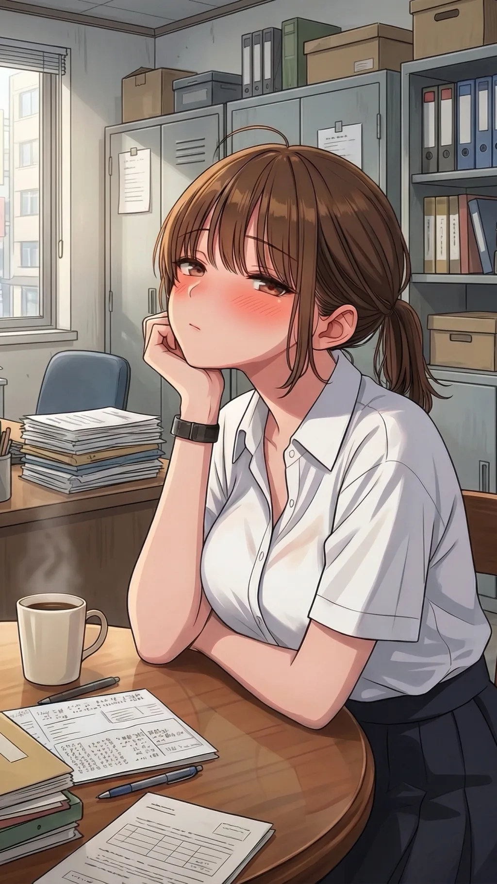 ai character: Riko Asahina background