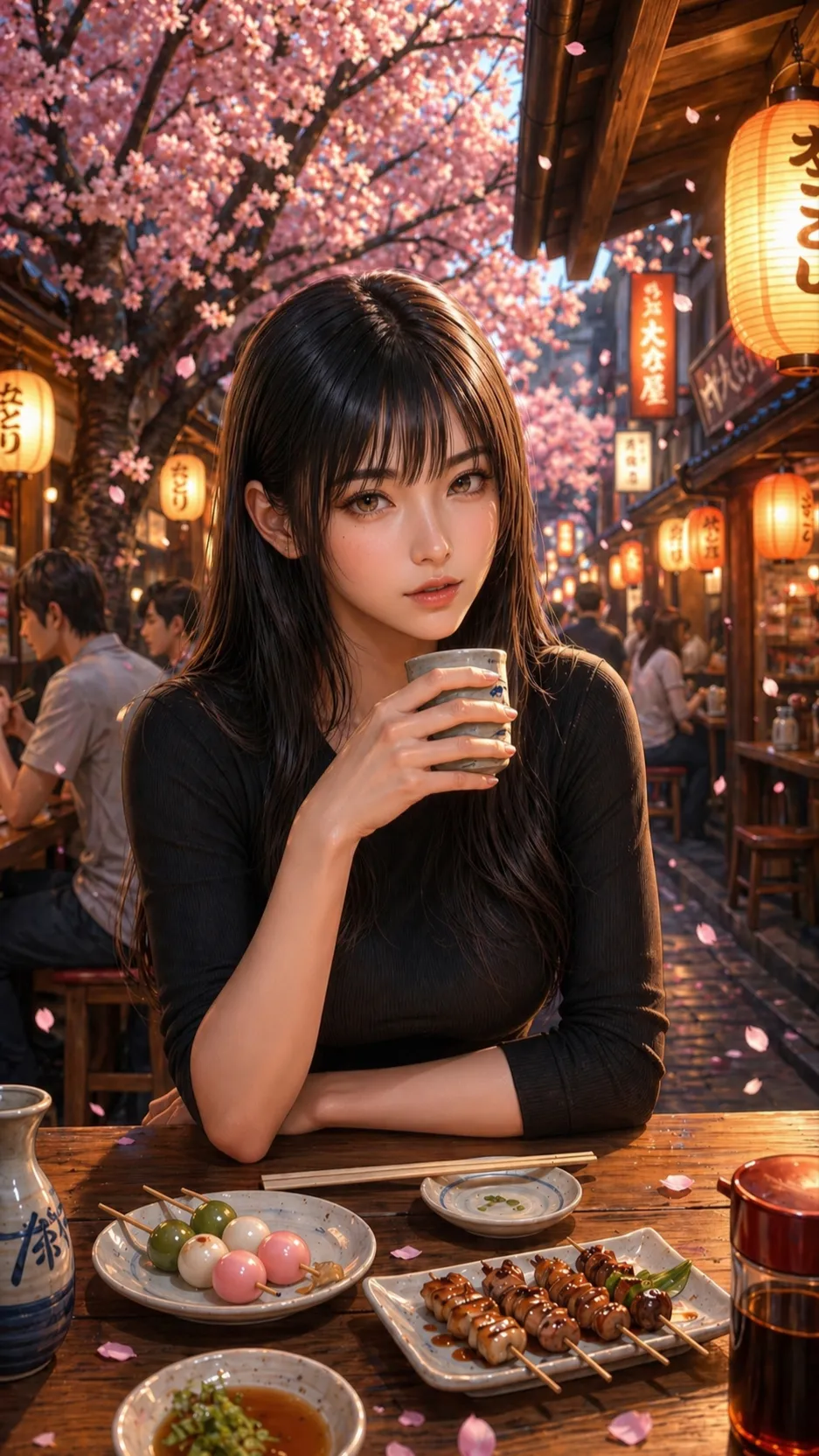 ai character: Yui Kanzaki background