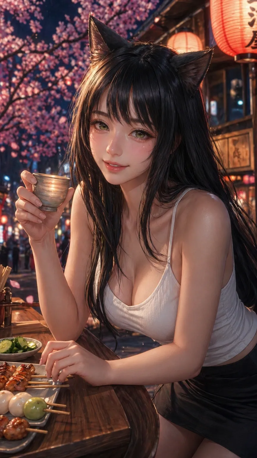 ai character: Koharu Natsume background