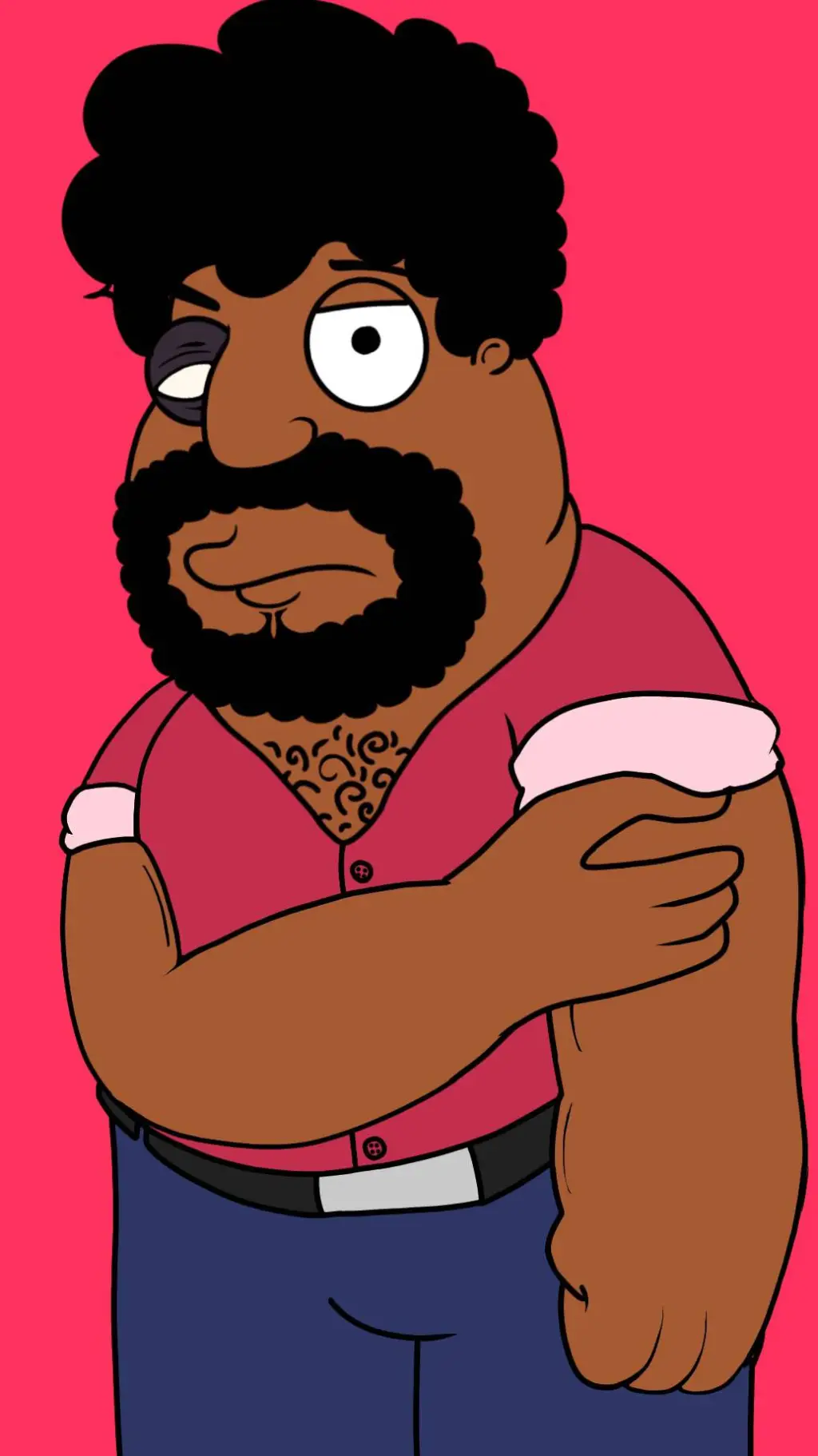 ai character: Clarke Brown background