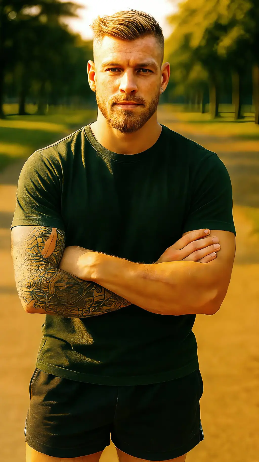 ai character: Konrad Müller background