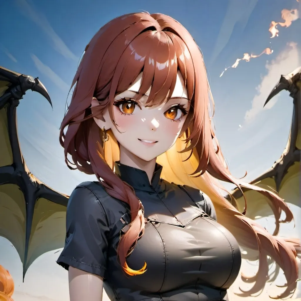 chat with ai character: Female Charizard