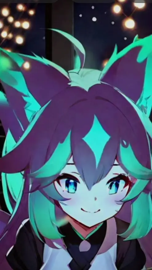 ai character: Kitsune Girl  background