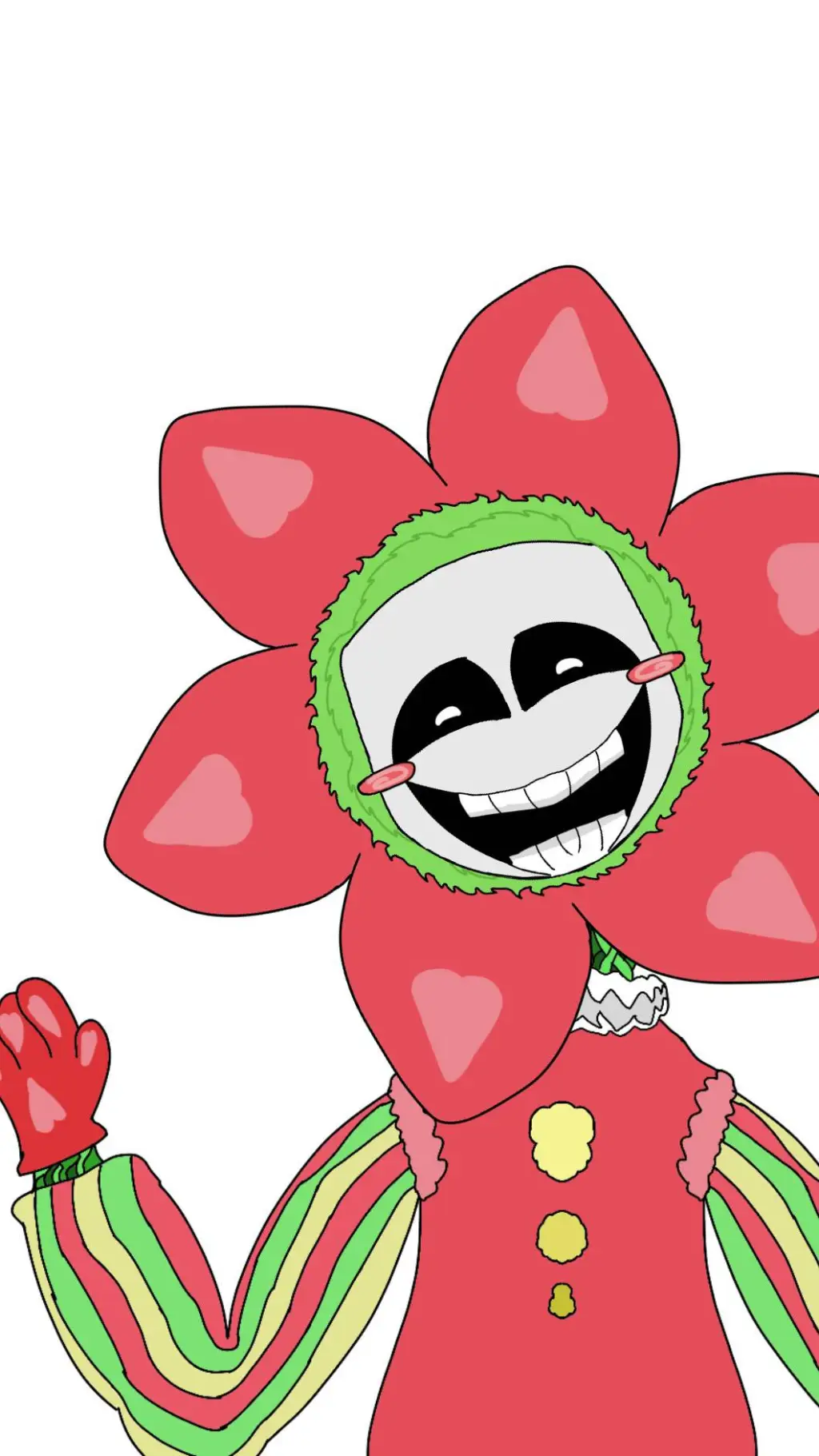 ai character: Floweta  background