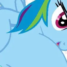 chat with ai character: fat rainbow dash 