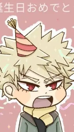 ai character: ~bakugo bday~ background
