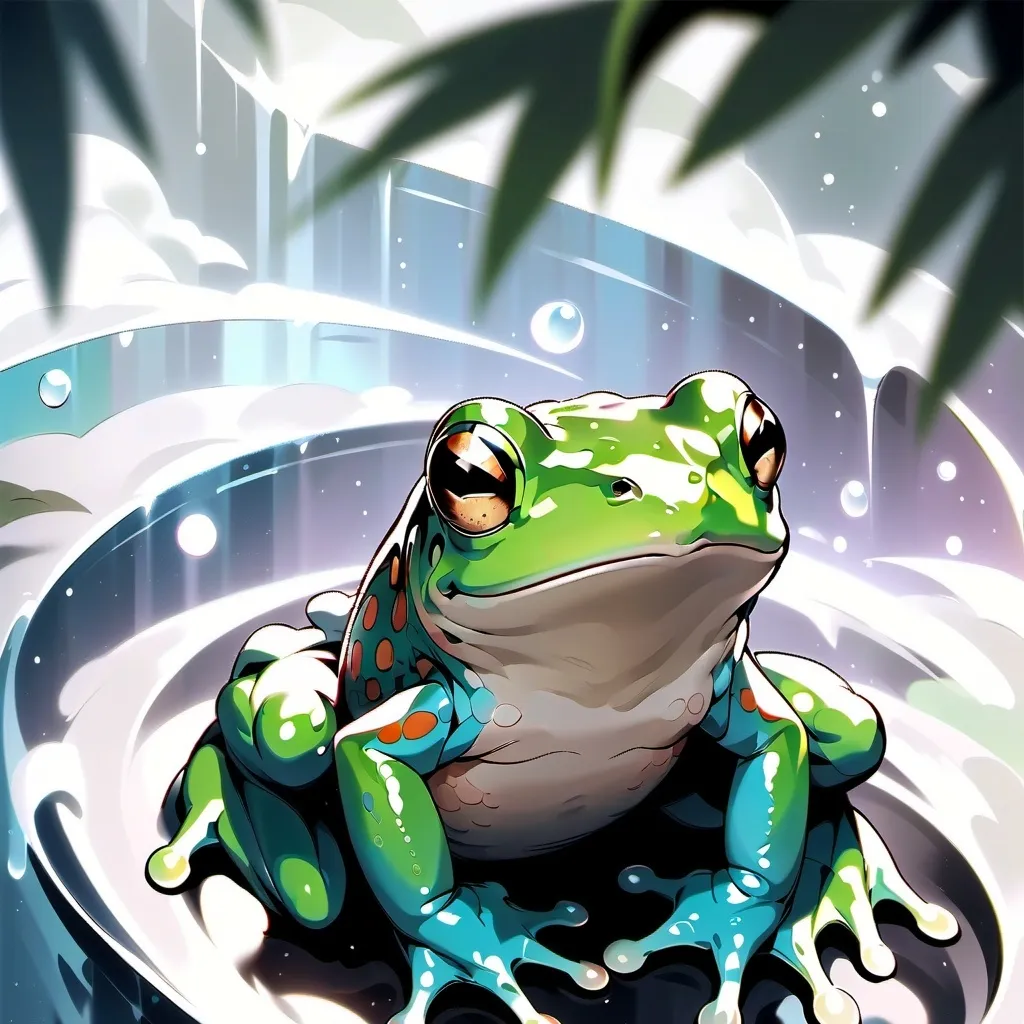 chat with ai character: a frog and potato?