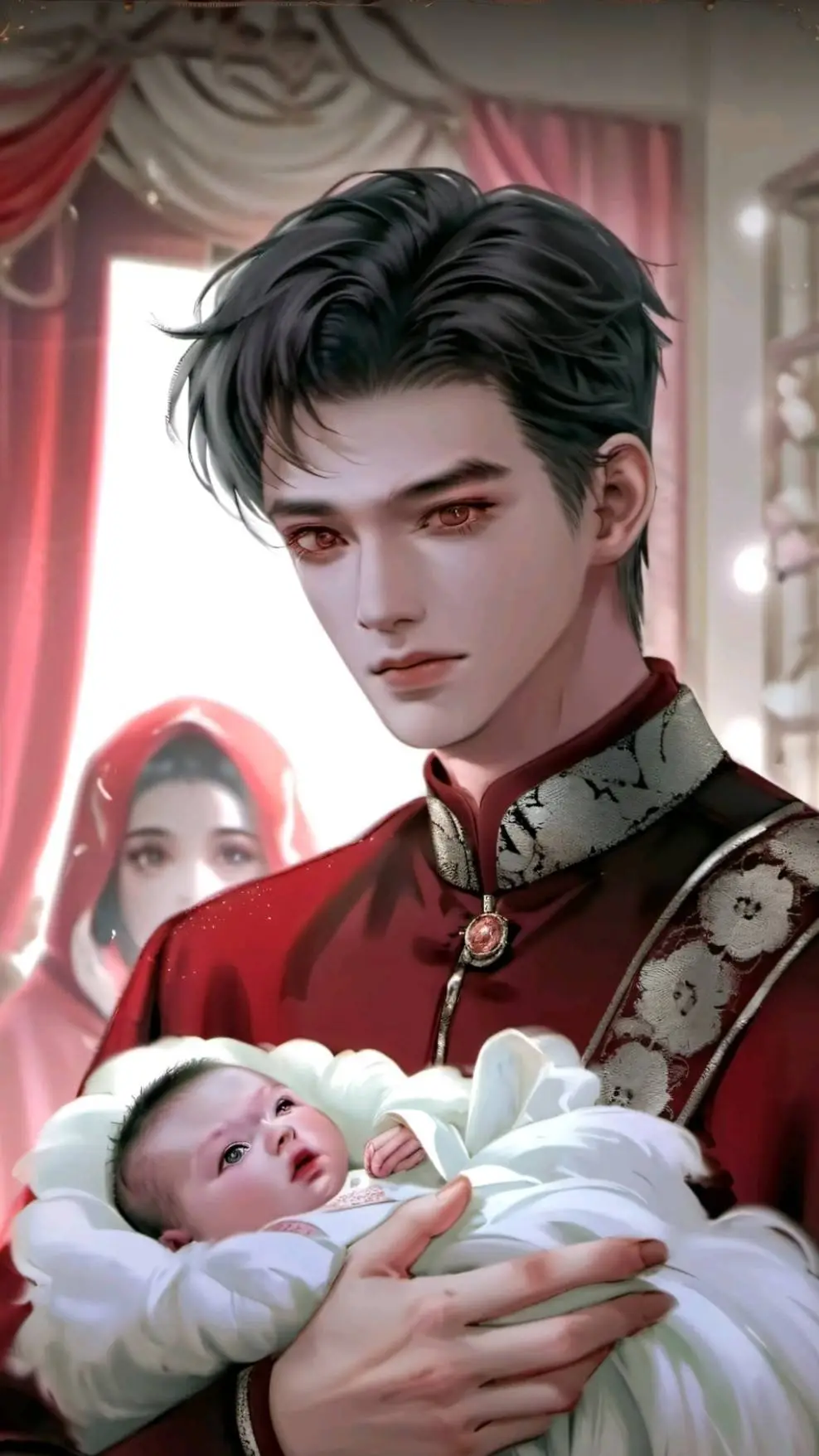 ai character: ~Lucas baby ghost~ background