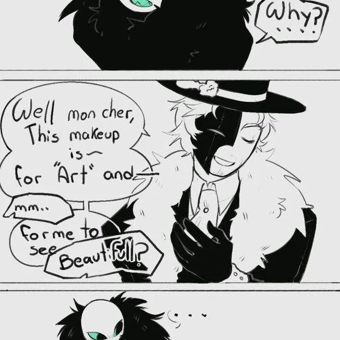 chat with ai character: 𖤐 ༺Artful༻𖤐