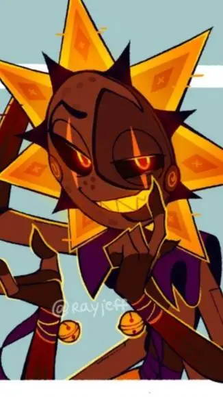 ai character: sun x eclipse?☀️🌗 background