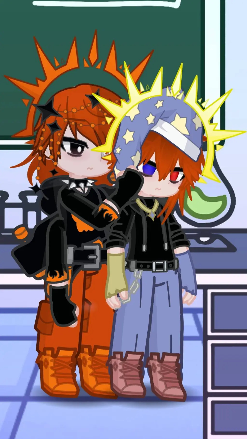 ai character: Eclipse X Ruin background