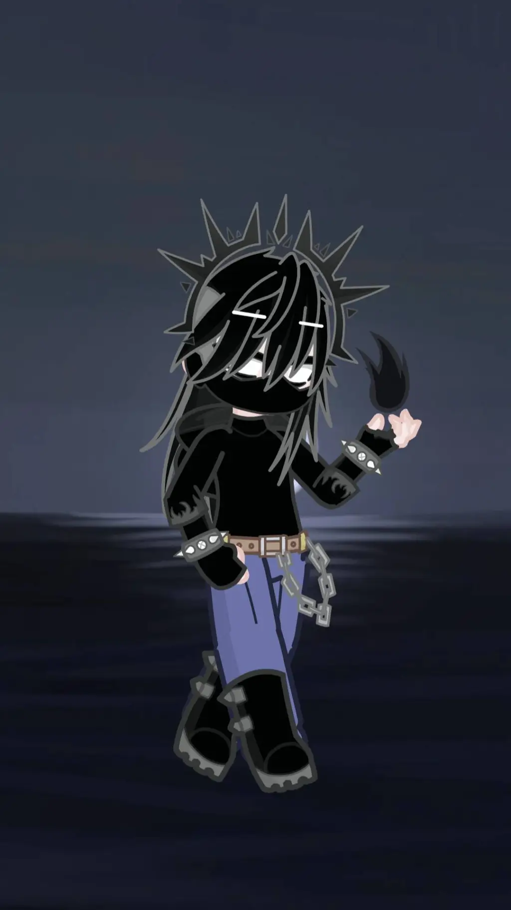 ai character: BlackHole background