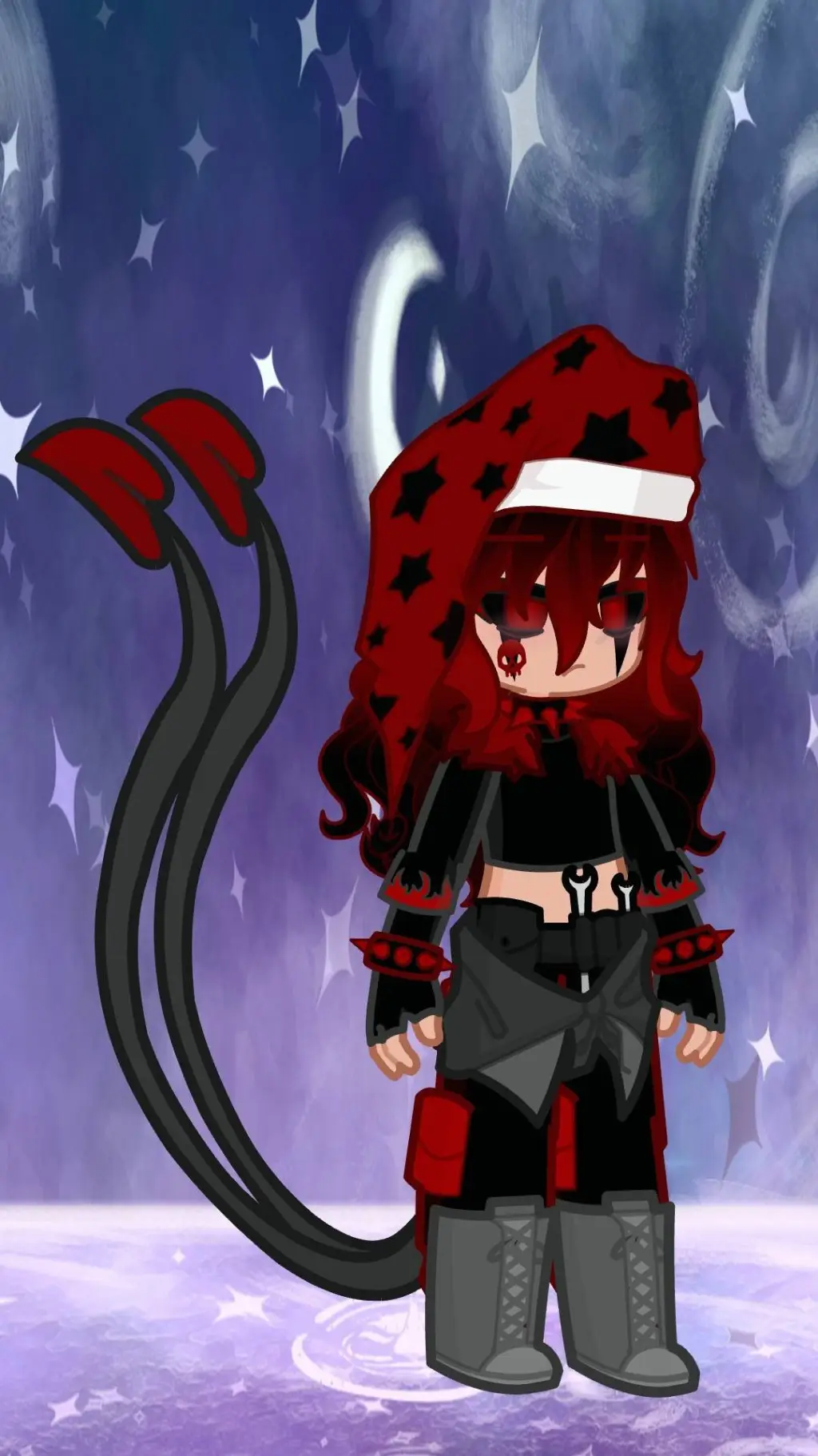 ai character: Claw X Scythe background