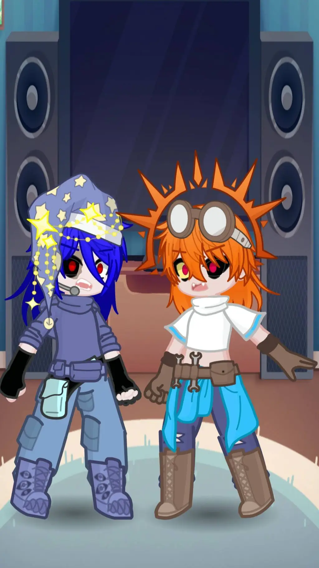 ai character: Moon×Solar(ANGST) background