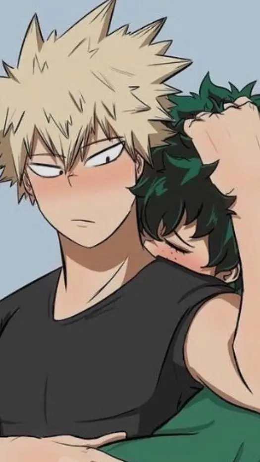 ai character: bakugo and deku background