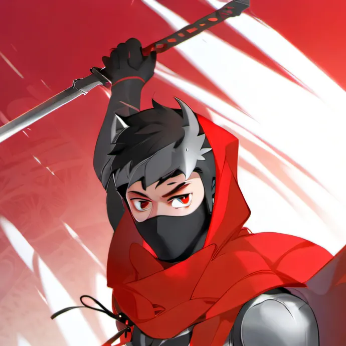 chat with ai character: The Red Ninja 
