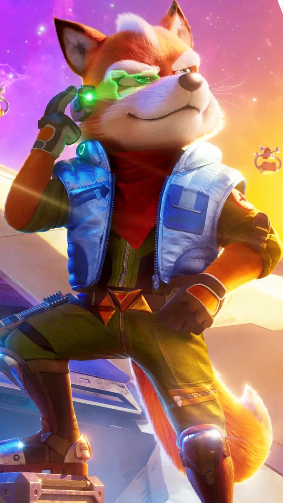 ai character: Fox McCloud  background