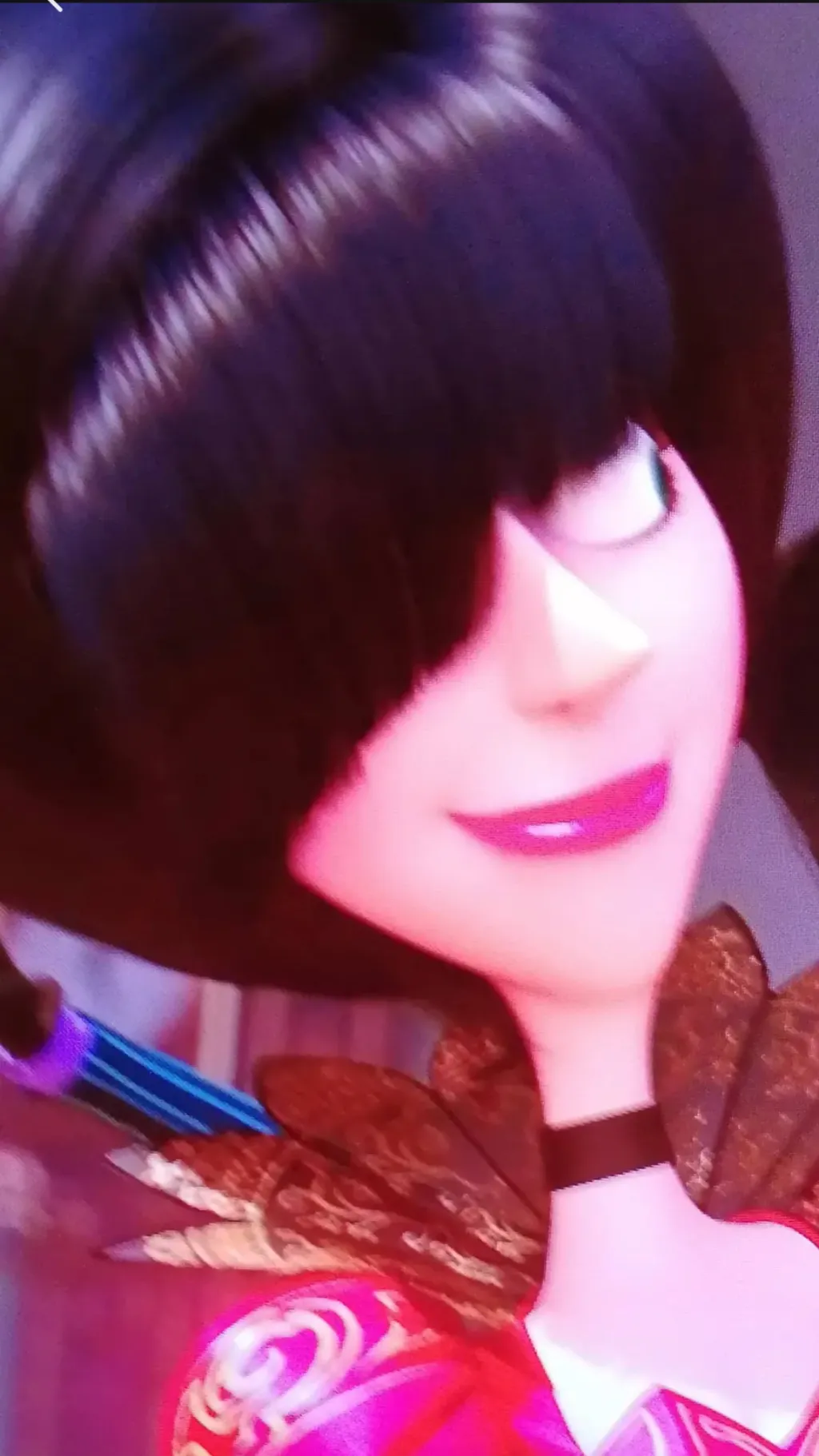 ai character: Scarlet Overkill  background