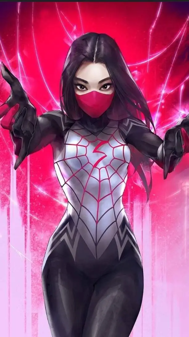 ai character: Silk background
