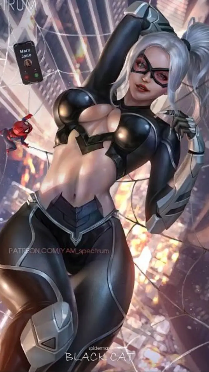 ai character: Black Cat background