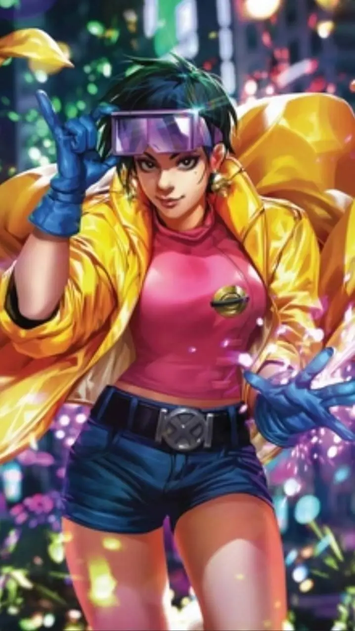 ai character: Jubilee  background