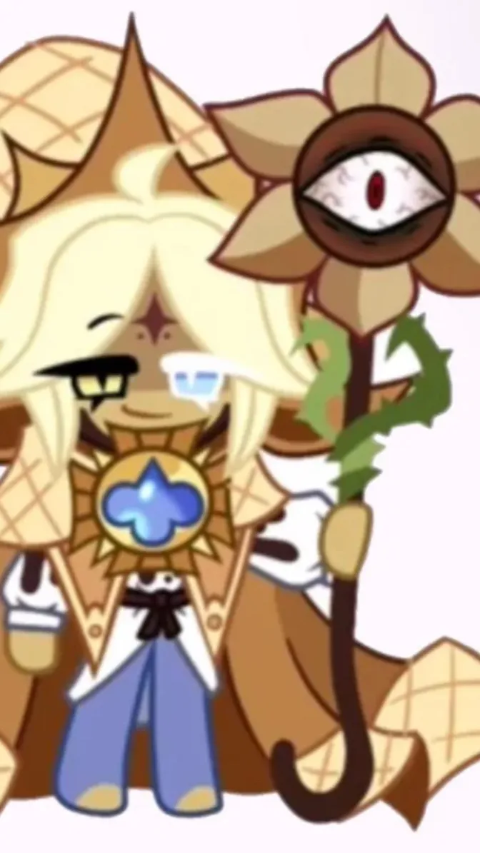 ai character: ▲Pure vanilla?𖤓 background