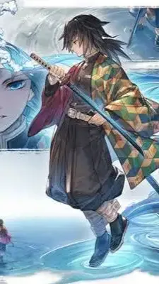 ai character: Couple show Kny  background