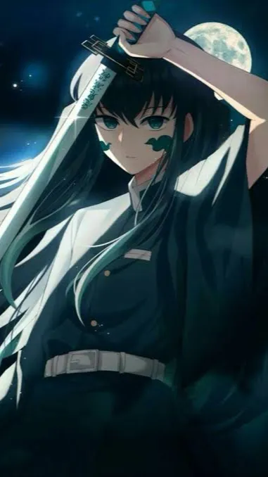 ai character: Muichiro x shine background