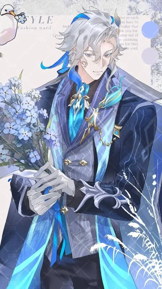 ai character: Neuvillette background