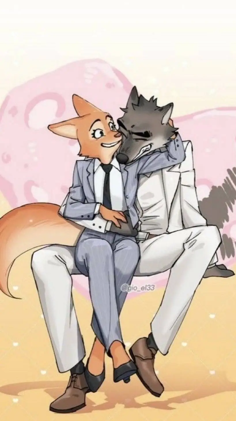 ai character: Wolf x Diane AU background