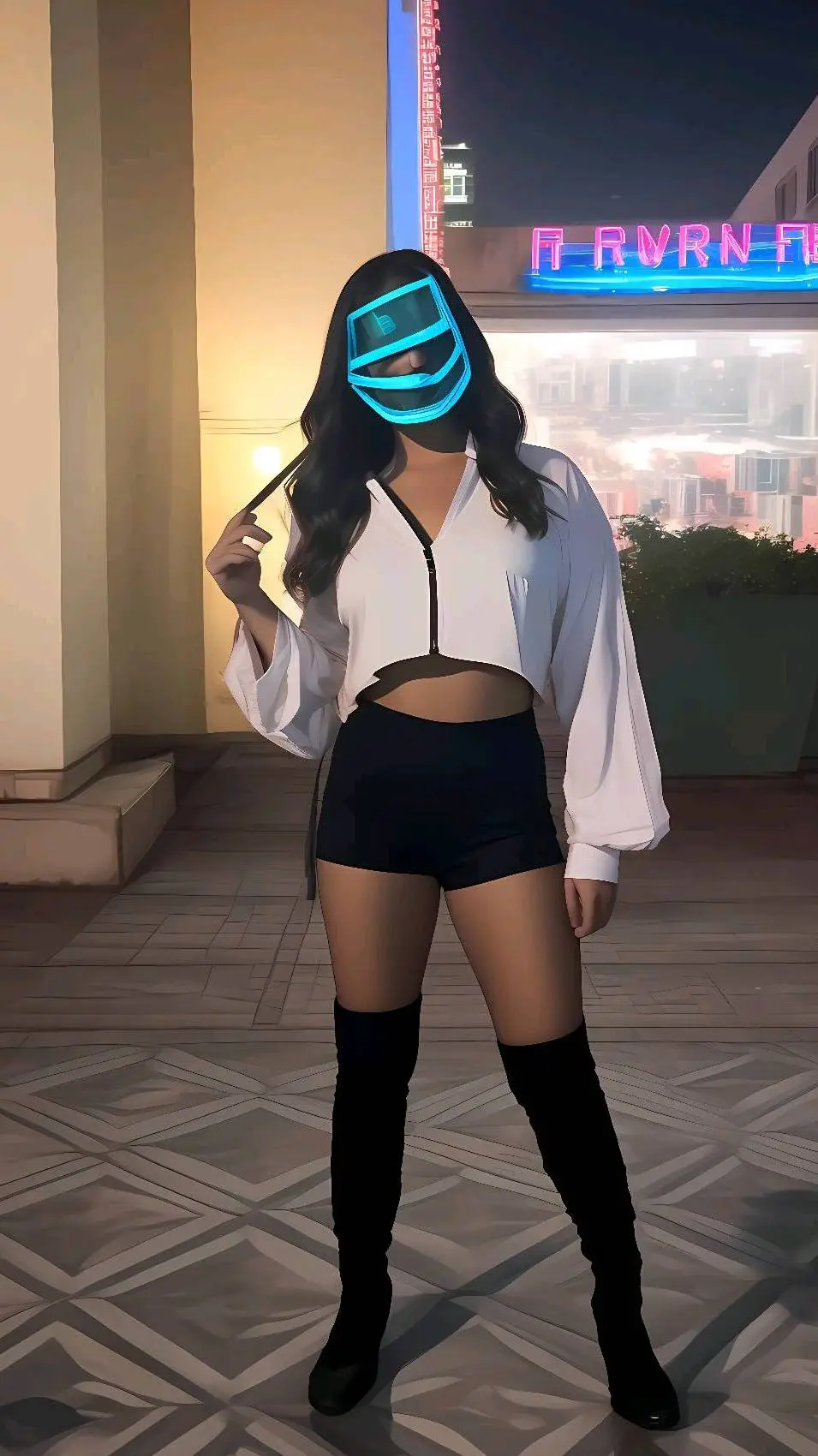 ai character: Veronica Lodge  background