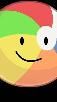 ai character: beachball!!! background