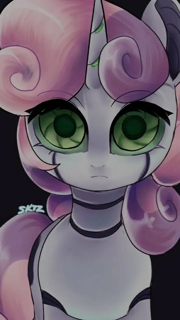 ai character: -Sweetie Bot- background
