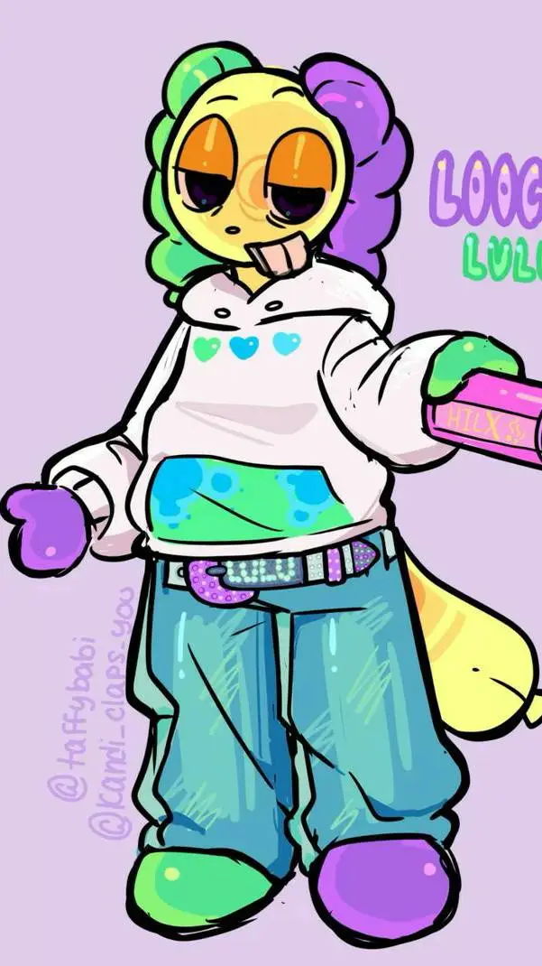 ai character: Loochi/Lulu background