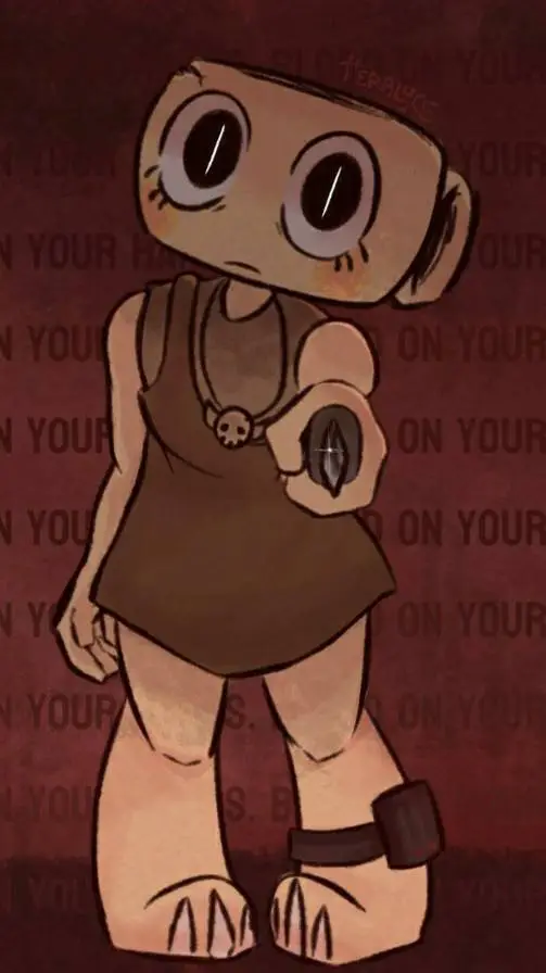 ai character: Shanks-DandysBlock background