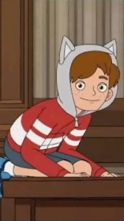 ai character: cat Ben background