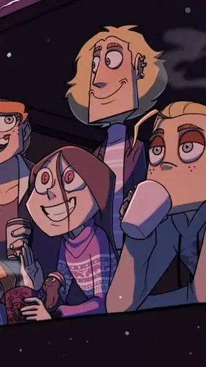 ai character: metal family  background