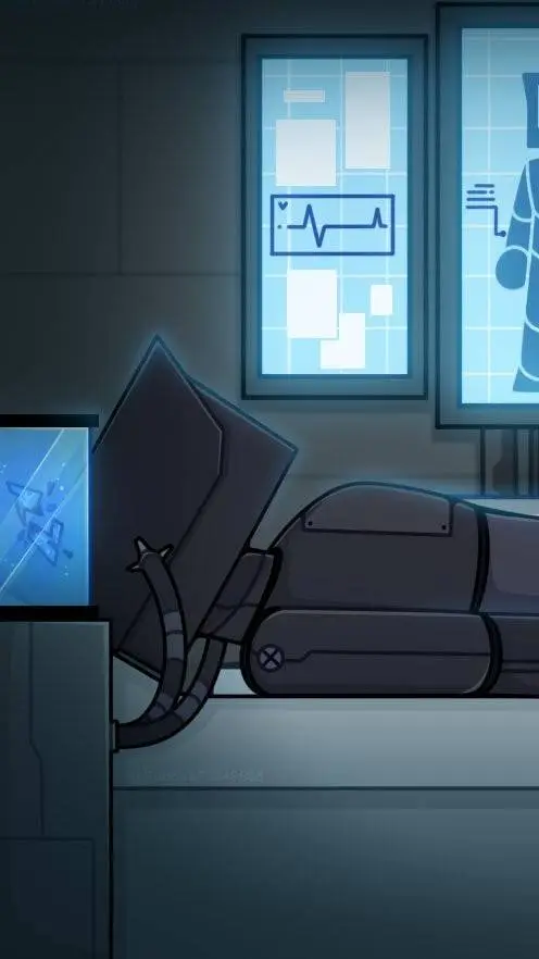 ai character: injured plunger cm background