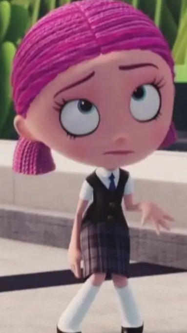 ai character: Kitty (uglydolls)  background