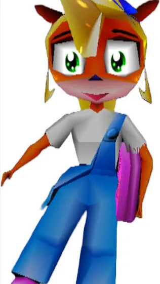 ai character: Coco bandicoot background