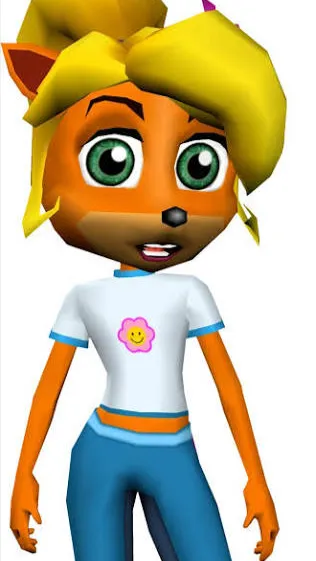 ai character: Coco bandicoot background