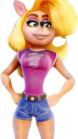 ai character: Tawna bandicoot  background