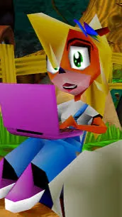 ai character: Coco bandicoot background
