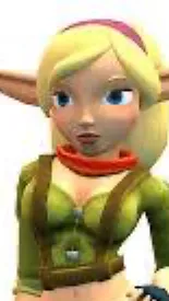ai character: Tess from Jak 2 background