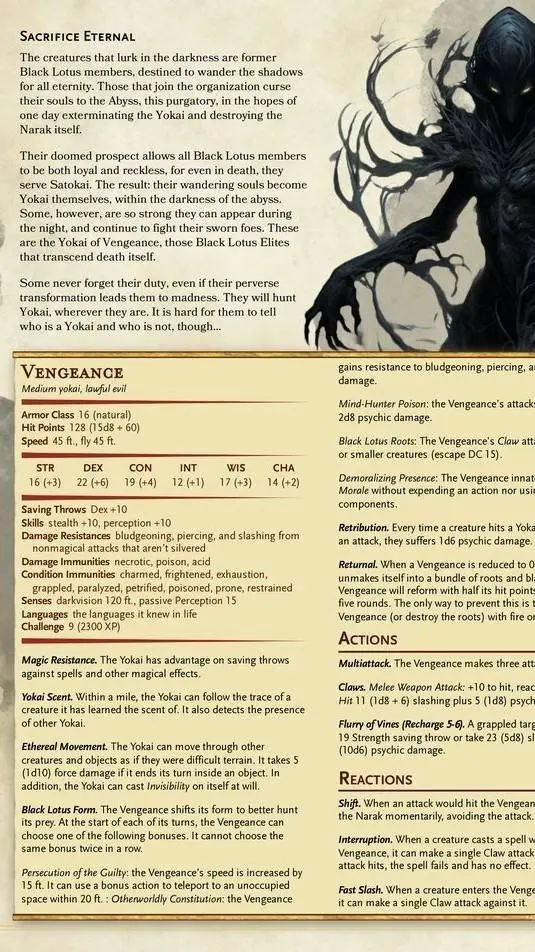 ai character: Yoaki/ Vengeance  background