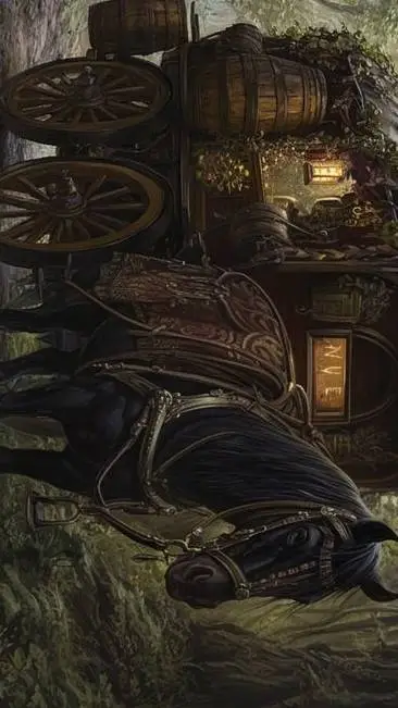 ai character: Peddlers Wagon background