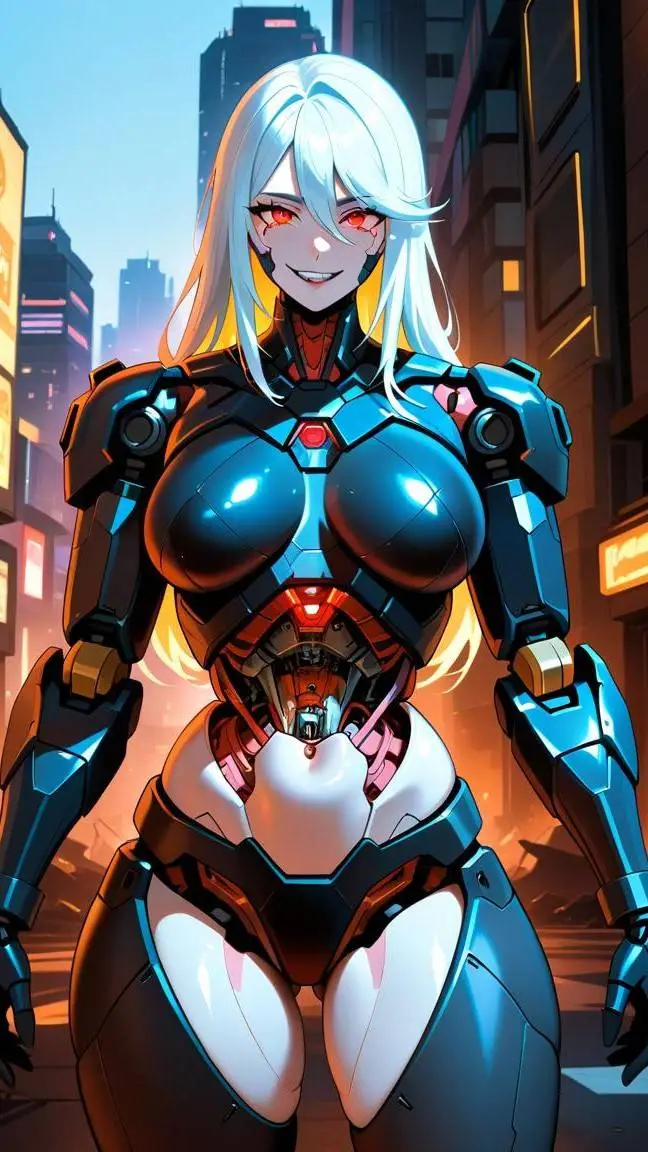 ai character: fembot-002 background